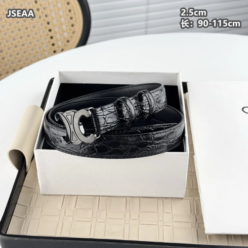 Celine belt 25mmX90-115cm 8L27